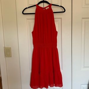Wilfred Effet Mini Dress in Red